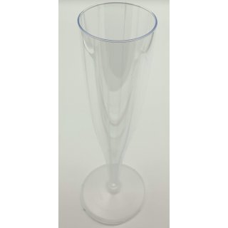 Champagnerkelch Sektglas einteilig PS 135 ml glasklar 10 Stück