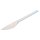 Einwegbesteck Messer Länge 16,5 cm Kunststoff weiß gelegt 100 Stück