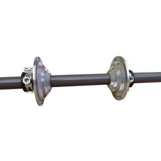 1 Paar konische Stahl-Zentrierkegel Kern-Durchmesser ca. 70 auf 25 mm