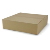 Faltkartons braun 1-wellig 400 x 400 x 100 mm