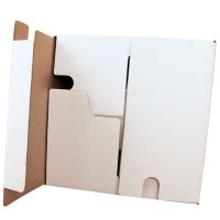 Papphocker weiß Außenmaß: 300 x 300 x 420 mm