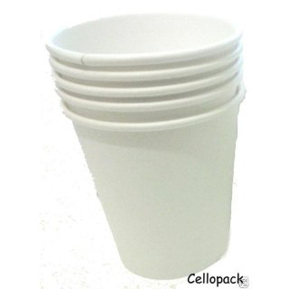 Coffee-to-go Kaffeebecher Pappbecher ohne Druck weiß 300 ml 100 Stück