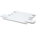 Automatikkarton Faltschachteln weiß 1-wellig 145 x 52 x 27 mm
