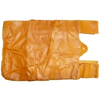 Hemdchentragetaschen HDPE 300 + 180 x 550 mm orange 2000 Stück