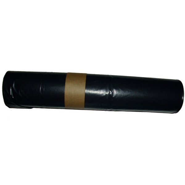 Müllbeutel Müllsack 575  x 1000 mm 90 Liter 100 my schwarz 2000 Stück