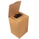 Karton Bag-in-Box braun 143 x 134 x 218 mm 3 Liter