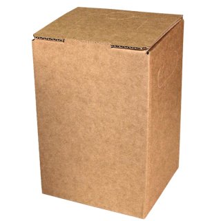 Karton Bag-in-Box Öko neutral braun 130 x 85 x 190 mm 1,5 Liter