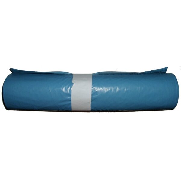 1000 Stück Müllbeutel Müllsack 700  x 1100 mm 120 Liter T70 50 my blau
