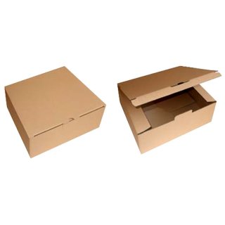 20 Stück Warensendung Kartons 1-wellig 270 x 140 x 130 mm