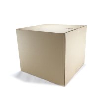 10 Stück Faltkartons braun 1-wellig 650 x 635 x 350-550 mm