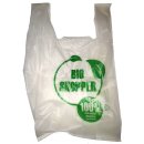 Hemdchentragetaschen Bio-Shopper 270 + 140 x 500 mm natur 100 Stück