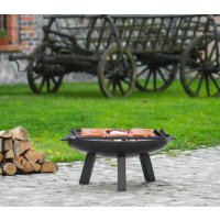 Feuerschale Polo massiv Naturstahl Durchmesser 80 cm