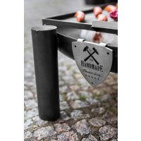 Feuerschale Palma massiv Naturstahl Durchmesser 80 cm