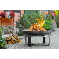 Feuerschale Viking massiv Naturstahl Durchmesser 70 cm
