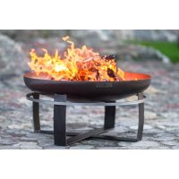 Feuerschale Viking massiv Naturstahl Durchmesser 70 cm