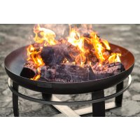 Feuerschale Viking massiv Naturstahl Durchmesser 70 cm