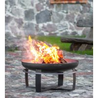 Feuerschale Viking massiv Naturstahl Durchmesser 80 cm