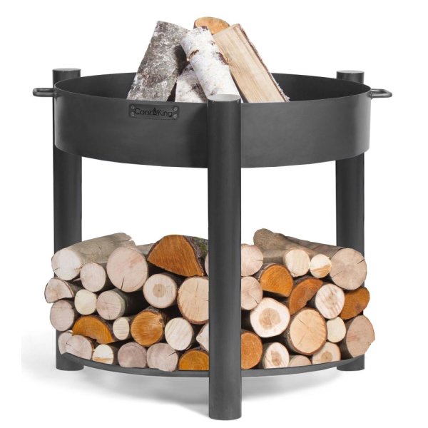 Feuerschale Montana hoch massiv Naturstahl Durchmesser 80 cm