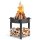 Feuerschale Montana hoch massiv Naturstahl Durchmesser 80 cm