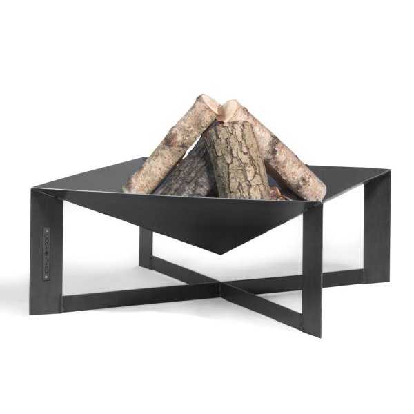 Feuerschale Cuba massiv Naturstahl 70 x 70 cm