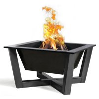 Feuerschale Brasil massiv Naturstahl 70 x 70 cm