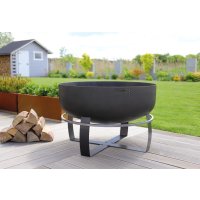 Feuerschale Viking XXL massiv Naturstahl Durchmesser 80 cm