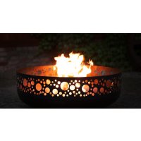 Feuerschale Boston massiv Naturstahl Durchmesser 80 cm