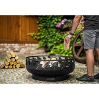Feuerschale Toronto massiv Naturstahl Durchmesser 80 cm