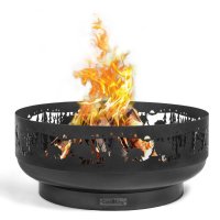 Feuerschale Forest massiv Naturstahl Durchmesser 80 cm