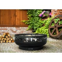 Feuerschale Forest massiv Naturstahl Durchmesser 80 cm