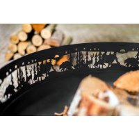 Feuerschale Forest massiv Naturstahl Durchmesser 80 cm