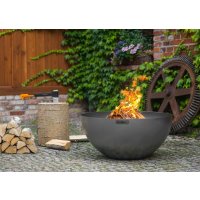 Feuerschale Dallas massiv Naturstahl Durchmesser 85 cm