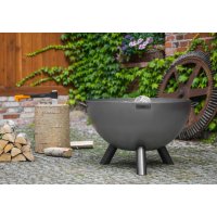 Feuerschale Kongo massiv Naturstahl Durchmesser 85 cm