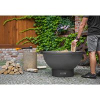 Feuerschale Fat Boy massiv Naturstahl Durchmesser 85 cm