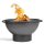 Feuerschale Fat Boy massiv Naturstahl Durchmesser 85 cm