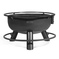 Feuerschale Bandito mit Grillrost massiv Naturstahl...
