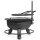 Feuerschale Bandito mit Grillrost massiv Naturstahl Durchmesser 80 cm