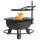 Feuerschale Bandito mit Grillrost massiv Naturstahl Durchmesser 80 cm