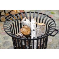 Feuerkorb Verona massiv Naturstahl Durchmesser 60 cm