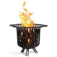 Feuerkorb Verona massiv Naturstahl Durchmesser 60 cm