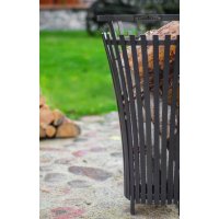 Feuerkorb Flame massiv Naturstahl Durchmesser 45 cm
