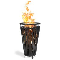 Feuerkorb Flame massiv Naturstahl Durchmesser 45 cm