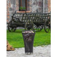 Feuerkorb Flame massiv Naturstahl Durchmesser 45 cm