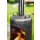 Gartenofen Faro massiv Naturstahl Höhe 158 cm