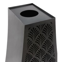 Gartenofen Ankara massiv Naturstahl Höhe 108 cm