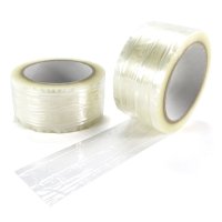 Fadenverstärktes PP Klebeband transparent 50 mm x 66...