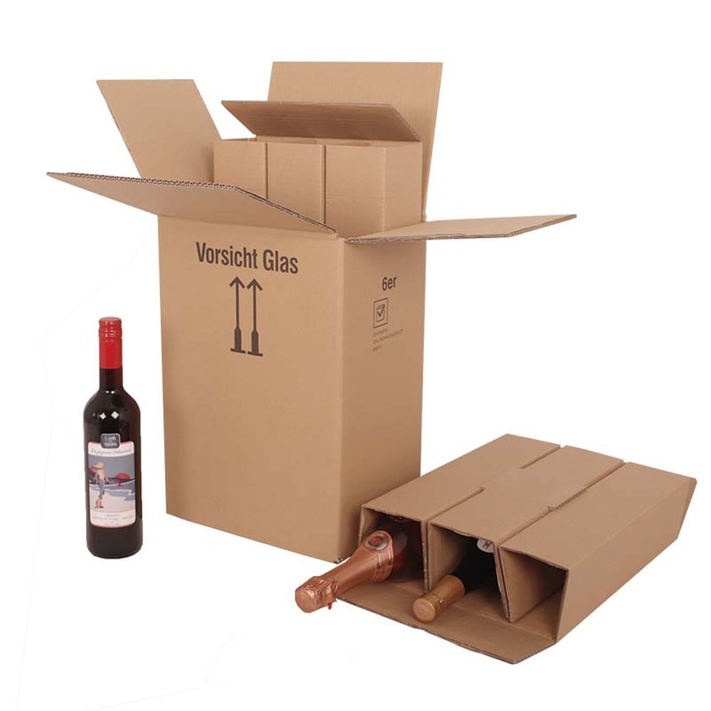 10 FineLine Bordeaux Wein-Geschenkkartons – Elegant Mit Automatikboden, Für 1 Flasche Bis 38 Cm Höhe, Leinenoptik