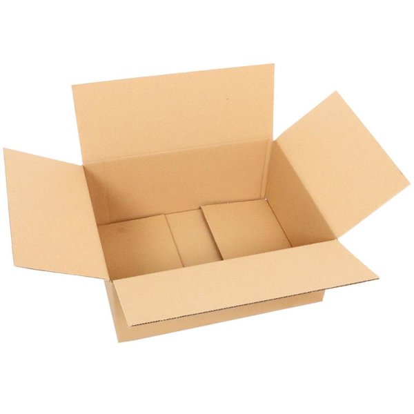 Faltkartons braun 1-wellig 335 x 260 x 135 mm