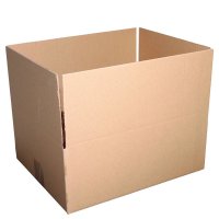 Faltkartons braun 1-wellig 335 x 260 x 135 mm
