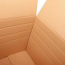 Faltkartons braun 2-wellig 600 x 600 x 300-600 mm (Außenmaß)